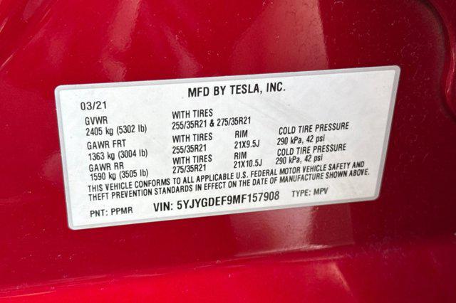 2021 Tesla Model Y Performance Dual Motor All-Wheel Drive