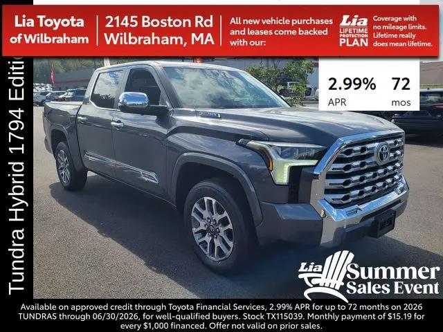 2026 Toyota Tundra 1794 Edition CrewMax 5.5' Bed for sale in Wilbraham, MA