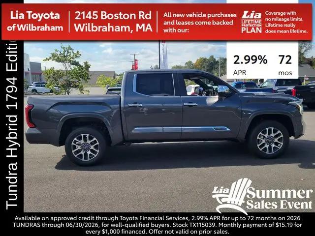 2026 Toyota Tundra 1794 Edition CrewMax 5.5' Bed
