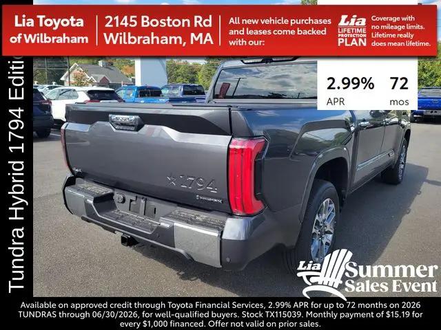 2026 Toyota Tundra 1794 Edition CrewMax 5.5' Bed