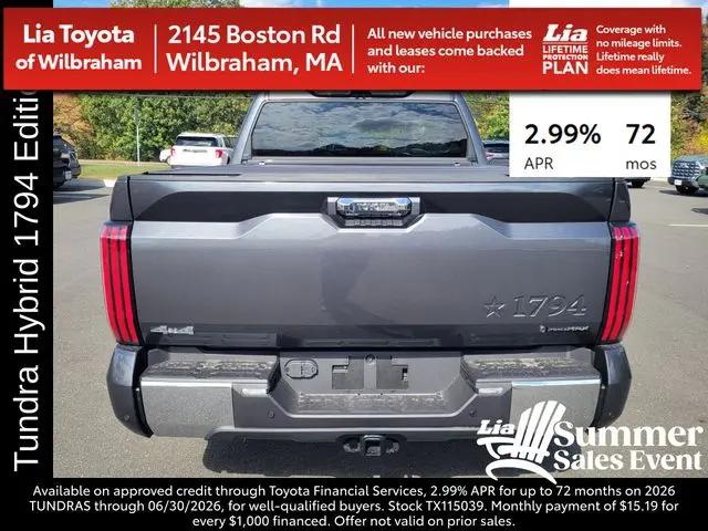 2026 Toyota Tundra 1794 Edition CrewMax 5.5' Bed
