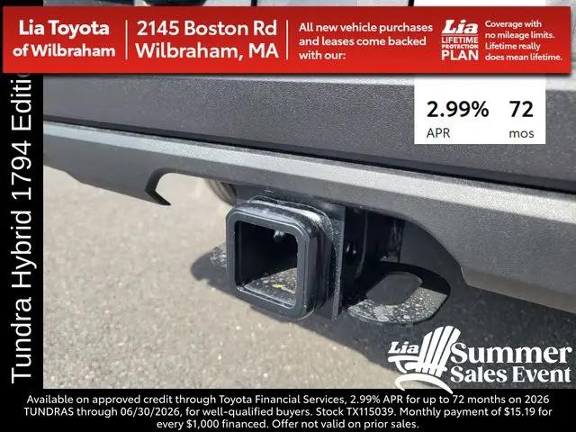 2026 Toyota Tundra 1794 Edition CrewMax 5.5' Bed