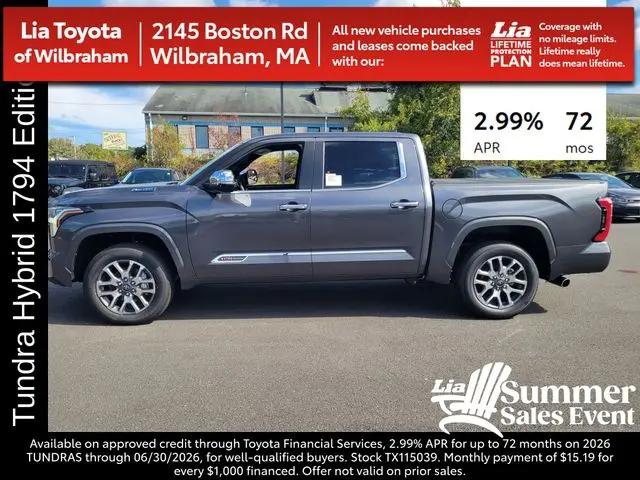 2026 Toyota Tundra 1794 Edition CrewMax 5.5' Bed