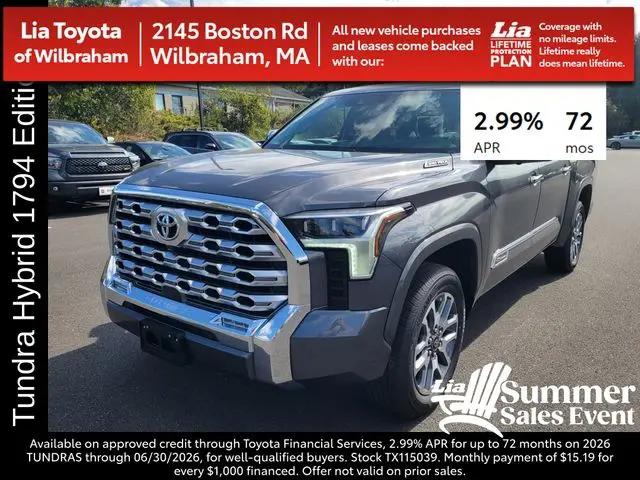 2026 Toyota Tundra 1794 Edition CrewMax 5.5' Bed
