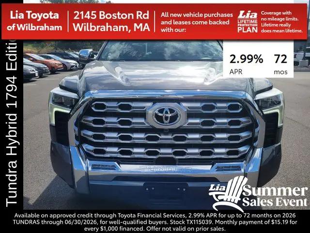 2026 Toyota Tundra 1794 Edition CrewMax 5.5' Bed