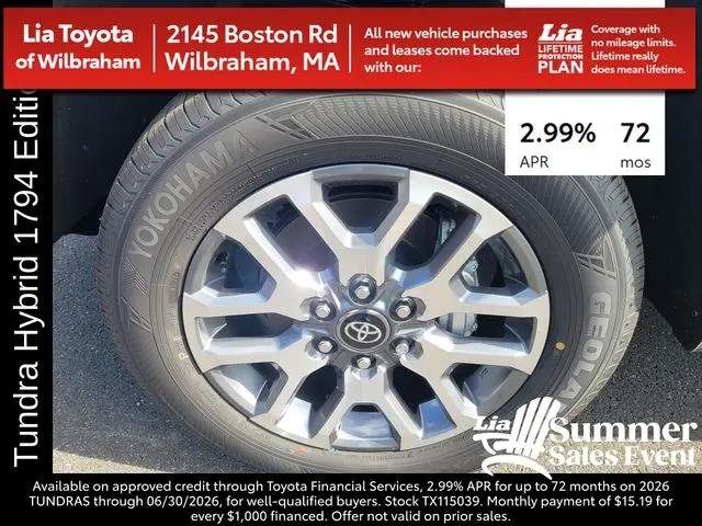 2026 Toyota Tundra 1794 Edition CrewMax 5.5' Bed