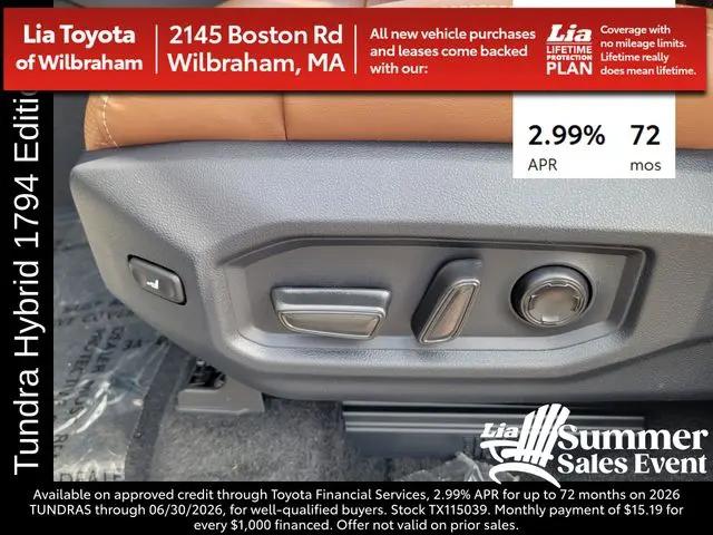 2026 Toyota Tundra 1794 Edition CrewMax 5.5' Bed