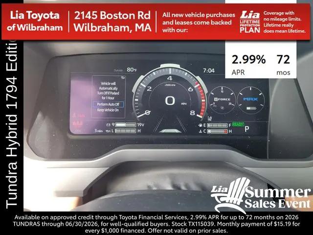 2026 Toyota Tundra 1794 Edition CrewMax 5.5' Bed