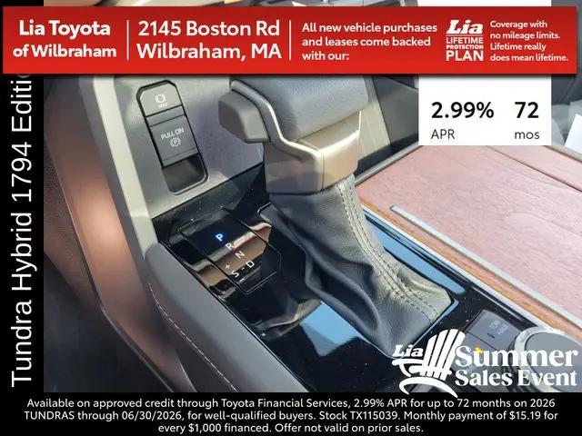 2026 Toyota Tundra 1794 Edition CrewMax 5.5' Bed