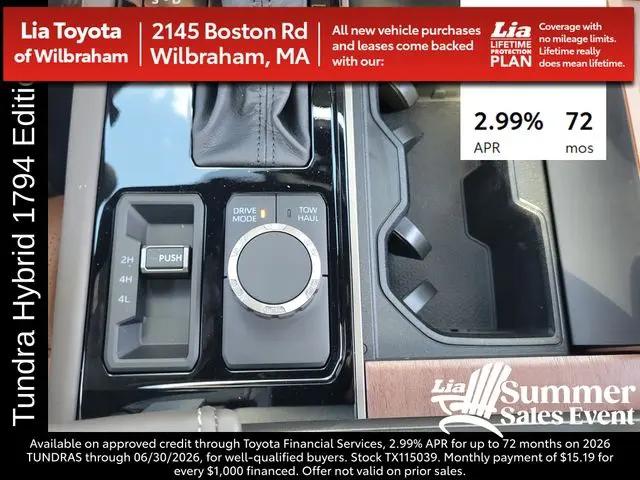 2026 Toyota Tundra 1794 Edition CrewMax 5.5' Bed