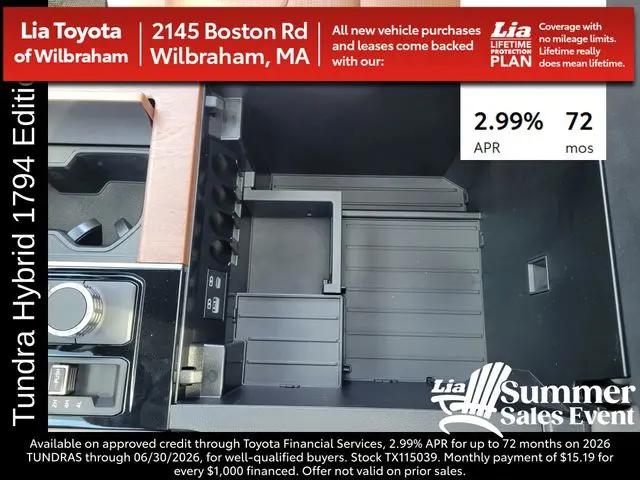 2026 Toyota Tundra 1794 Edition CrewMax 5.5' Bed