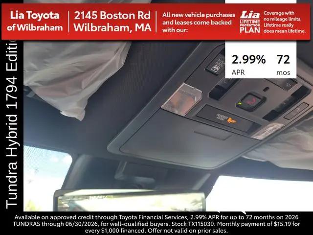 2026 Toyota Tundra 1794 Edition CrewMax 5.5' Bed
