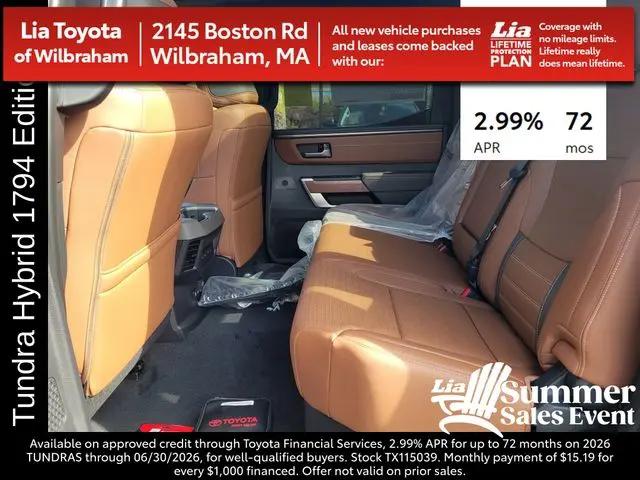 2026 Toyota Tundra 1794 Edition CrewMax 5.5' Bed
