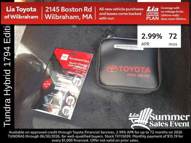 2026 Toyota Tundra 1794 Edition CrewMax 5.5' Bed