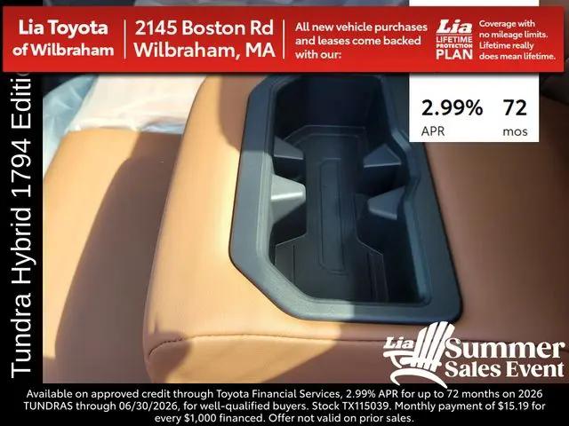 2026 Toyota Tundra 1794 Edition CrewMax 5.5' Bed