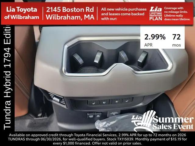 2026 Toyota Tundra 1794 Edition CrewMax 5.5' Bed