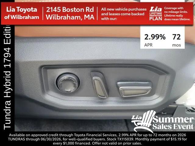 2026 Toyota Tundra 1794 Edition CrewMax 5.5' Bed