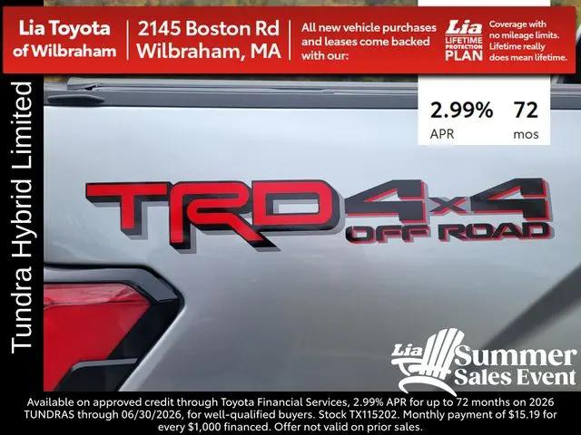 2026 Toyota Tundra Platinum Hybrid CrewMax 5.5' Bed