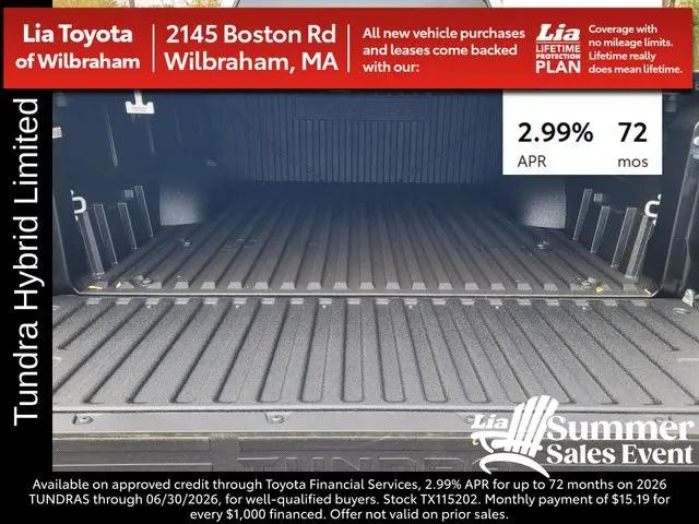 2026 Toyota Tundra Platinum Hybrid CrewMax 5.5' Bed