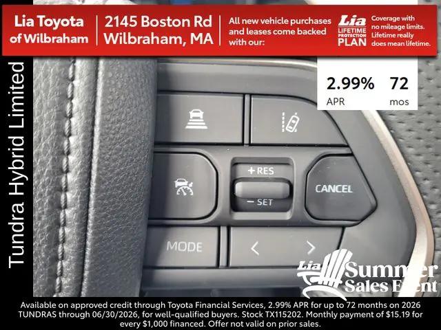 2026 Toyota Tundra Platinum Hybrid CrewMax 5.5' Bed