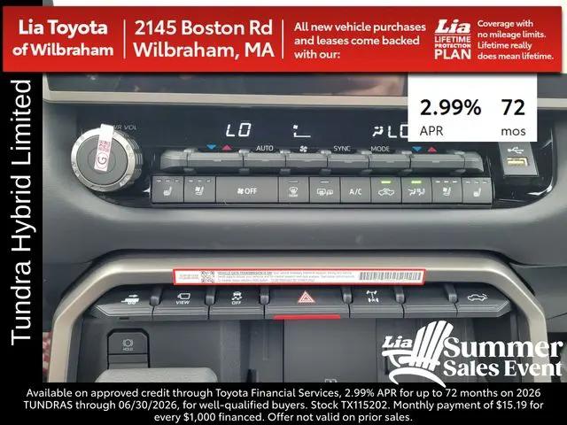 2026 Toyota Tundra Platinum Hybrid CrewMax 5.5' Bed