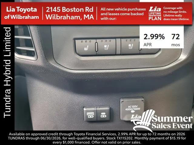 2026 Toyota Tundra Platinum Hybrid CrewMax 5.5' Bed