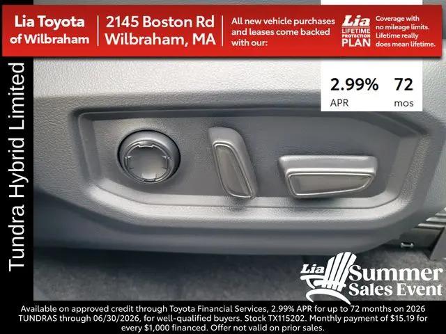 2026 Toyota Tundra Platinum Hybrid CrewMax 5.5' Bed