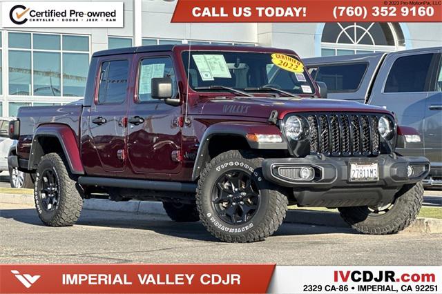 2022 Jeep Gladiator Willys 4x4 2022 Jeep Gladiator Willys 4x4