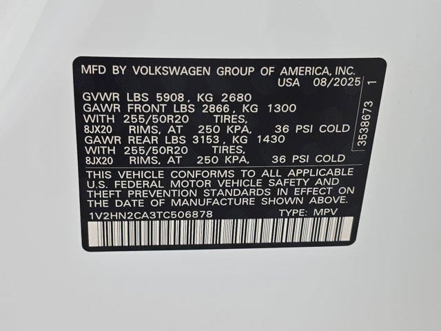 2026 Volkswagen Atlas 2.0T SE w/Technology