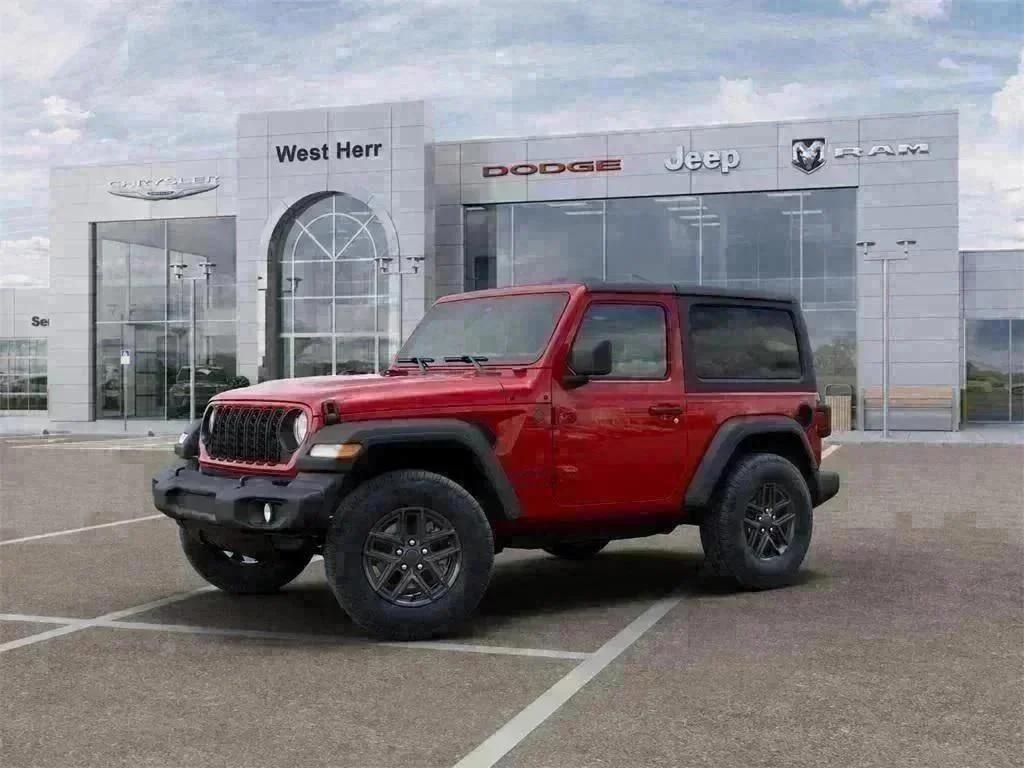 New 2026 Firecracker Red Clear-Coat Exterior Paint Jeep Sport S image 2
