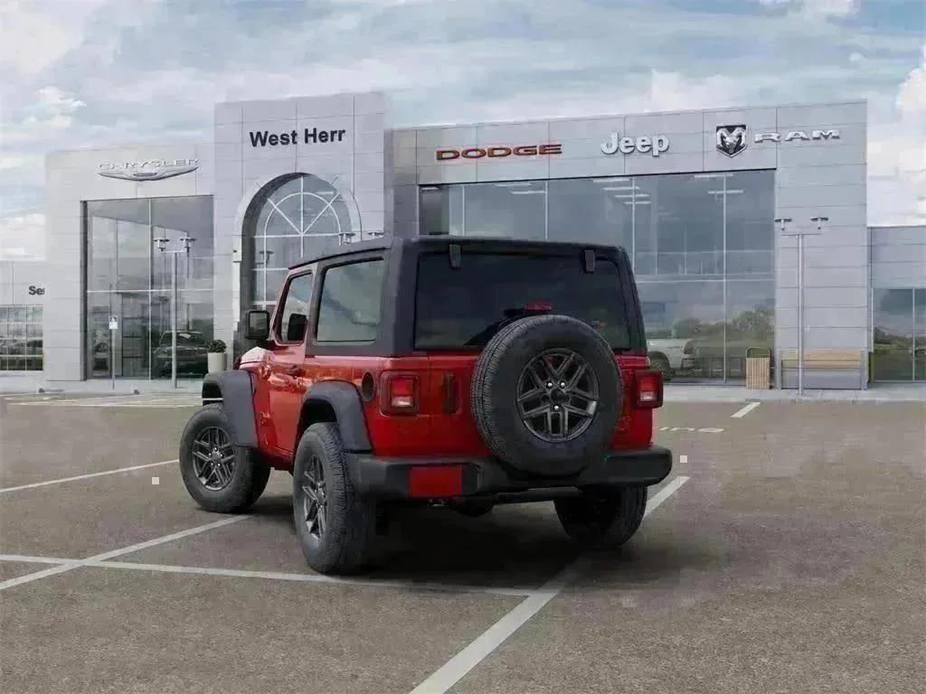 New 2026 Firecracker Red Clear-Coat Exterior Paint Jeep Sport S image 3