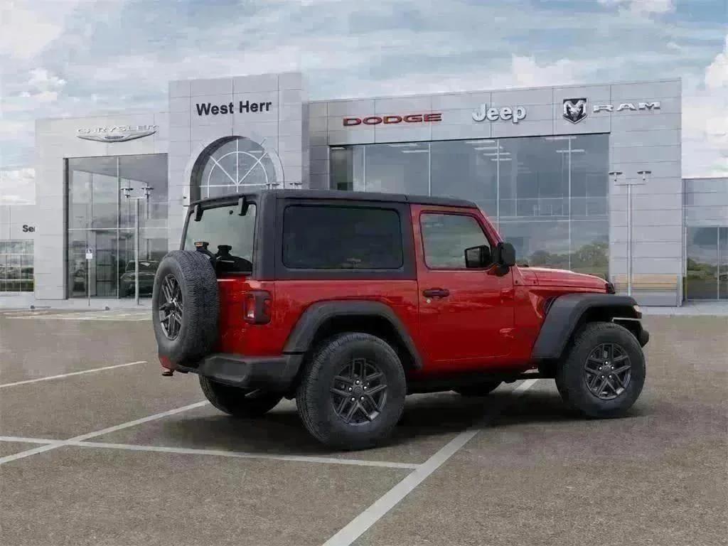 New 2026 Firecracker Red Clear-Coat Exterior Paint Jeep Sport S image 4