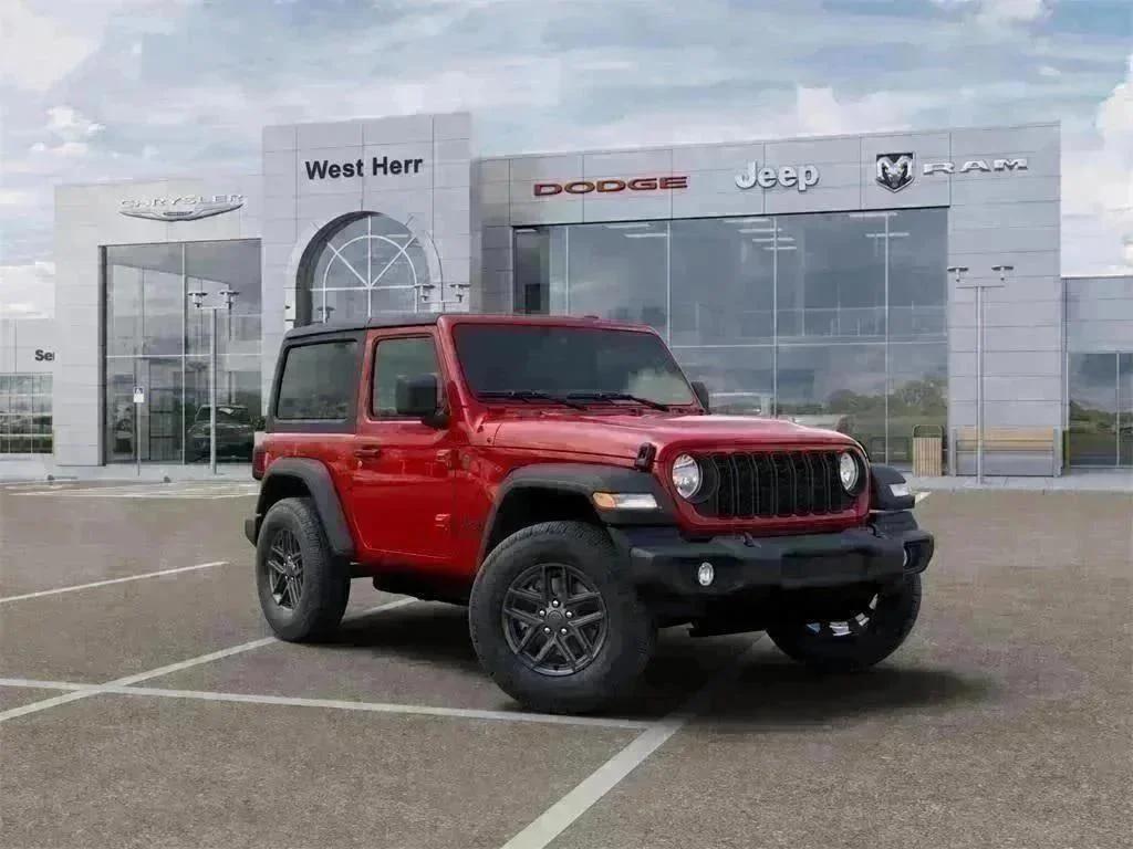 New 2026 Firecracker Red Clear-Coat Exterior Paint Jeep Sport S image 5
