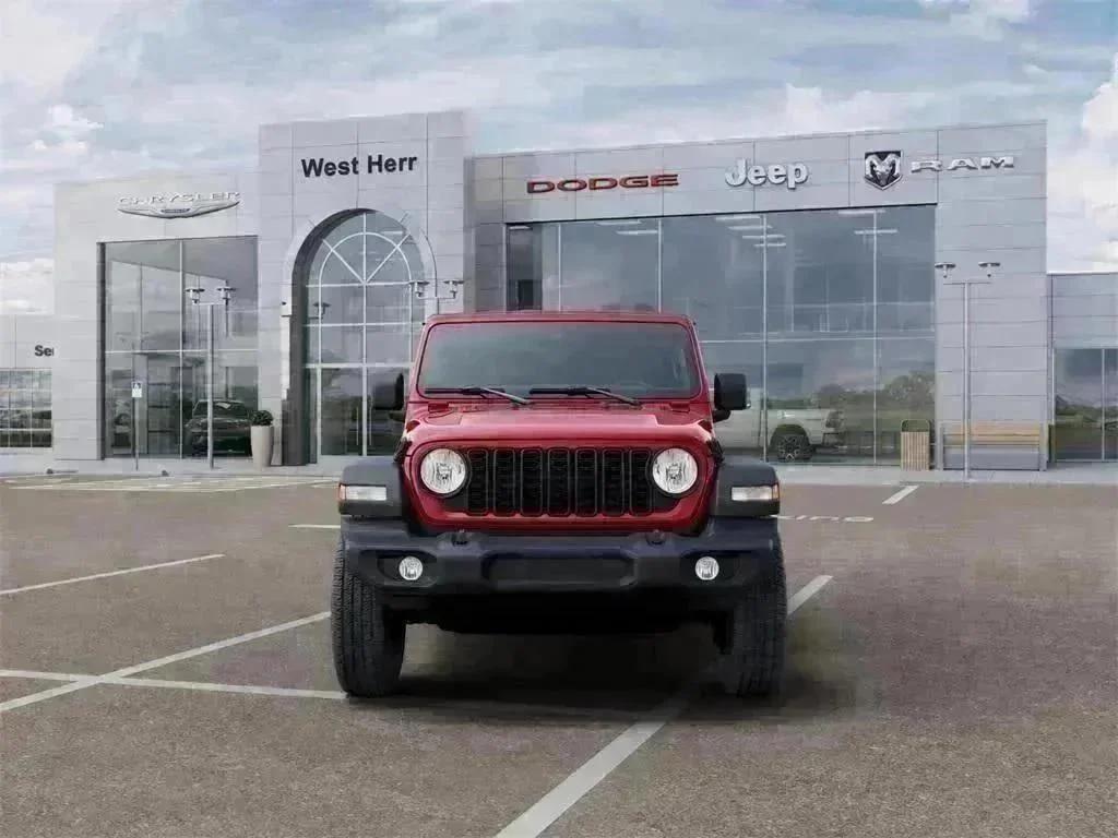 New 2026 Firecracker Red Clear-Coat Exterior Paint Jeep Sport S image 6