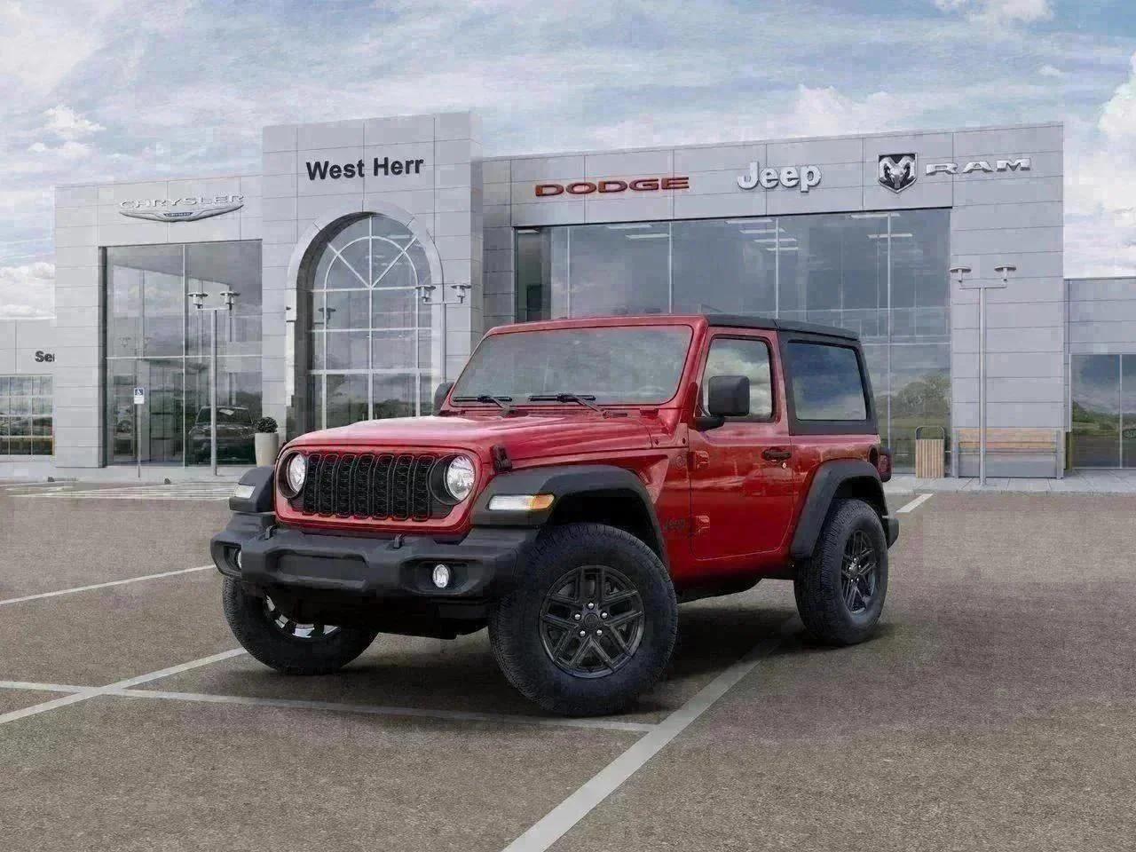 New 2026 Firecracker Red Clear-Coat Exterior Paint Jeep Sport S image 27
