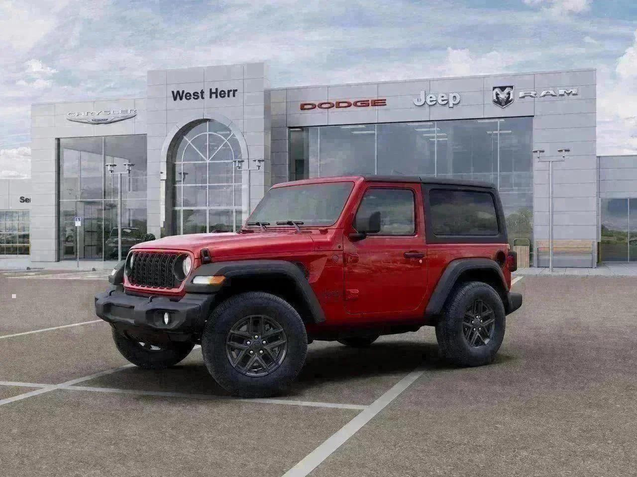 New 2026 Firecracker Red Clear-Coat Exterior Paint Jeep Sport S image 28