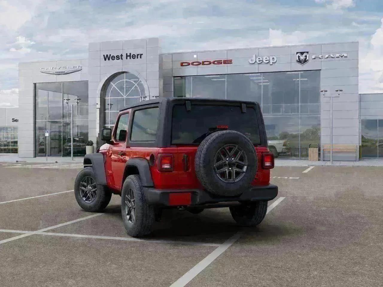 New 2026 Firecracker Red Clear-Coat Exterior Paint Jeep Sport S image 29
