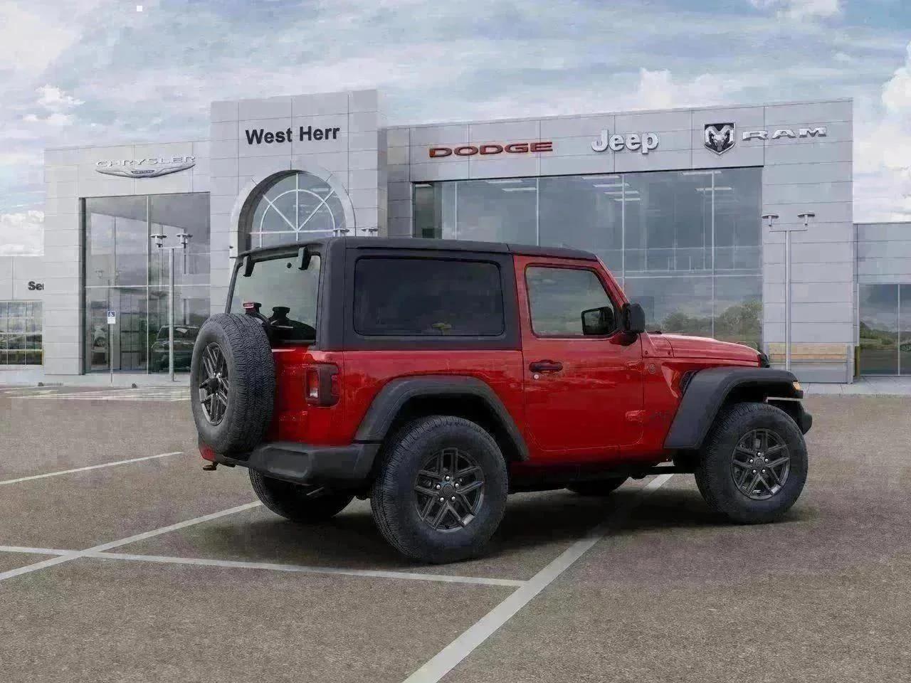 New 2026 Firecracker Red Clear-Coat Exterior Paint Jeep Sport S image 30
