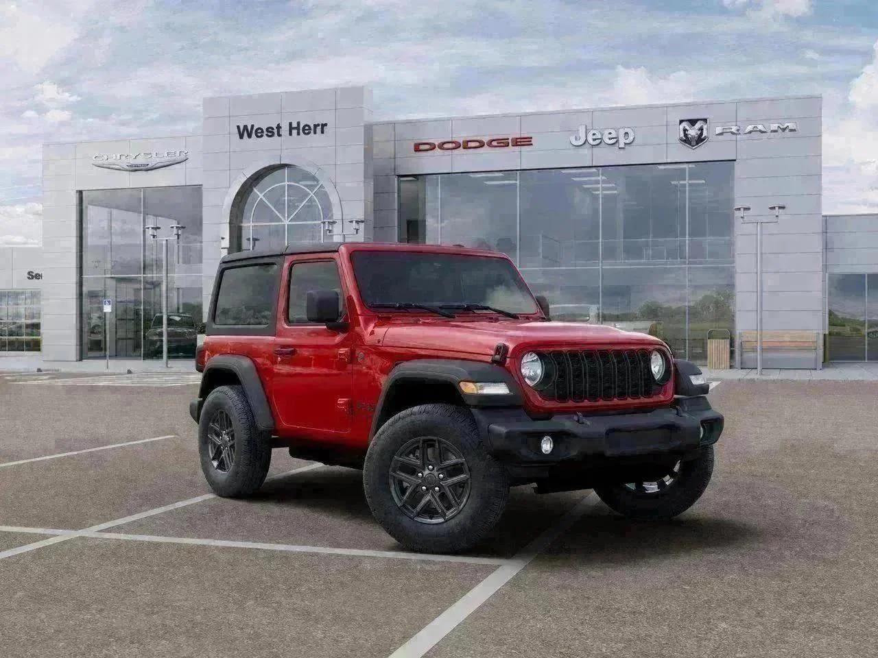 New 2026 Firecracker Red Clear-Coat Exterior Paint Jeep Sport S image 31