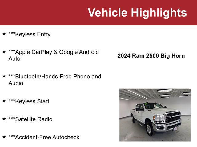 2024 RAM 2500 Big Horn Crew Cab 4x4 64 Box