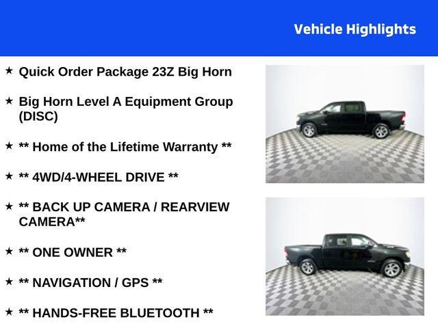 2022 RAM 1500 Big Horn Crew Cab 4x4 57 Box