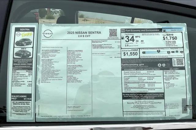 2025 Nissan Sentra S