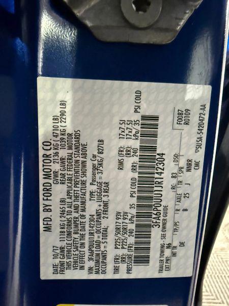 2018 Ford Fusion Hybrid S