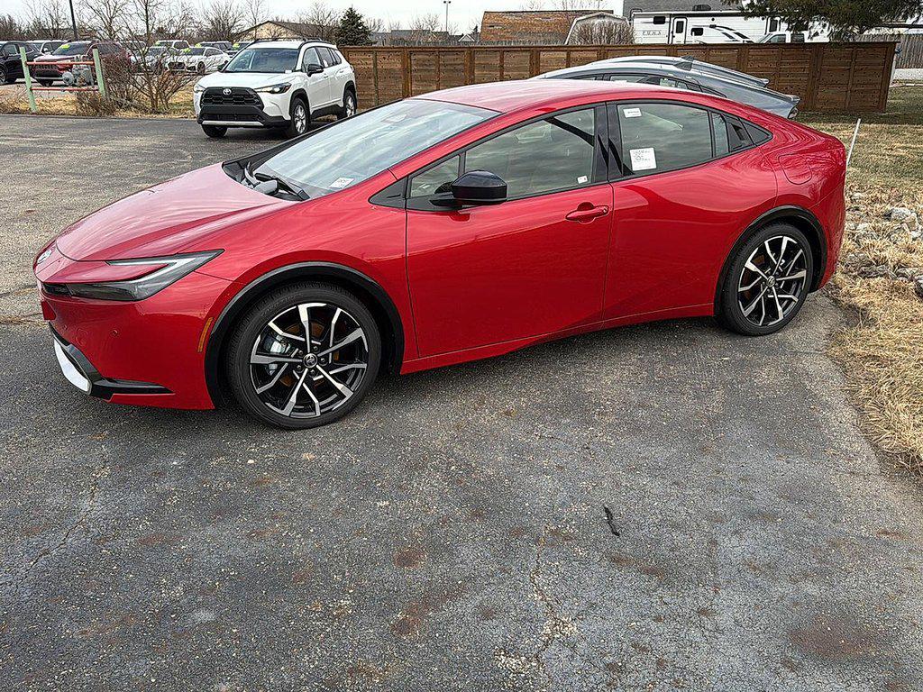 Supersonic Red 2026 Toyota Prius Plug-In Hybrid Hatchback Front-Wheel Drive Automatic