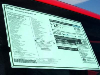 2018 Jeep Wrangler Unlimited Sport S