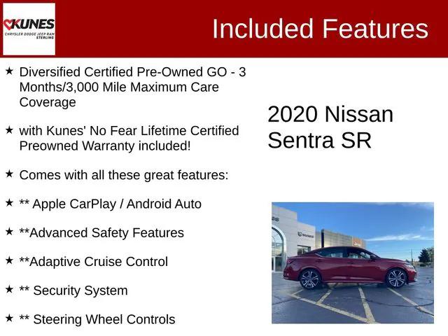 2020 Nissan Sentra SR Xtronic CVT