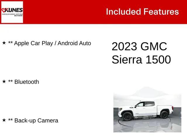 2023 GMC Sierra 1500 4WD Crew Cab Short Box Elevation with 3SB
