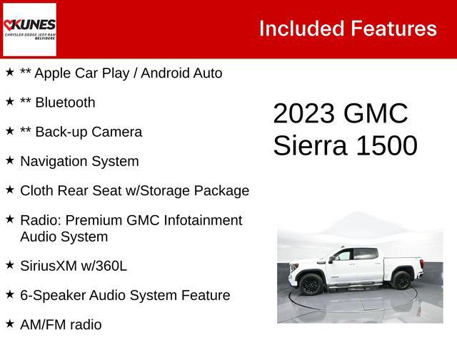 2023 GMC Sierra 1500 4WD Crew Cab Short Box Elevation with 3SB