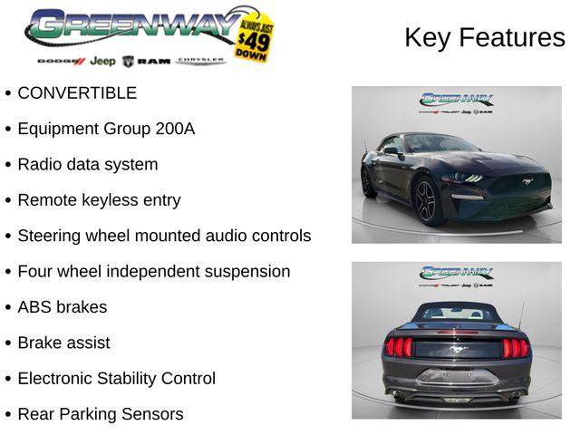 2022 Ford Mustang EcoBoost Premium Convertible 2022 Ford Mustang EcoBoost Premium Convertible
