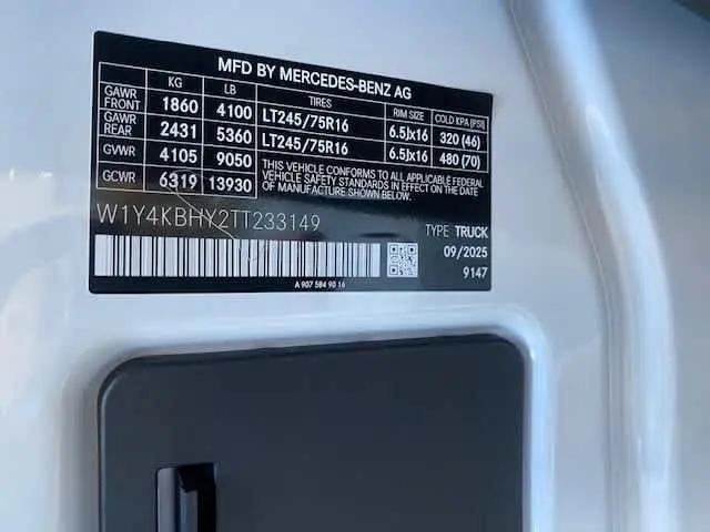 2026 Mercedes-Benz Sprinter 2500 Standard Roof 4-Cyl Diesel